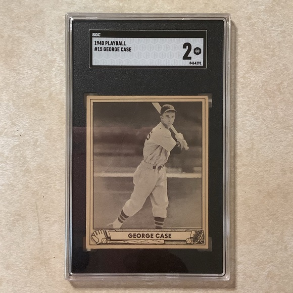 sgc graded baseball cards Mystery Slabs | 2 | Grade 8+ Guaranteed 1940 Play Ball Baseball Card